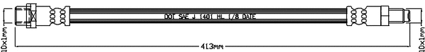 Flexible de frein JURATEK JBH1257