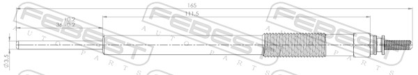 Bougie de préchauffage FEBEST 22642-002