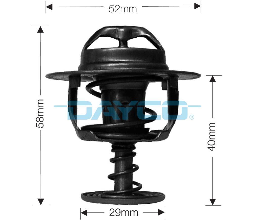 Thermostat, liquide de refroidissement DAYCO-AU DT50A