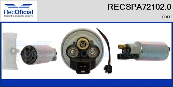 Pompe à carburant RECOFICIAL RECSPA72102.0