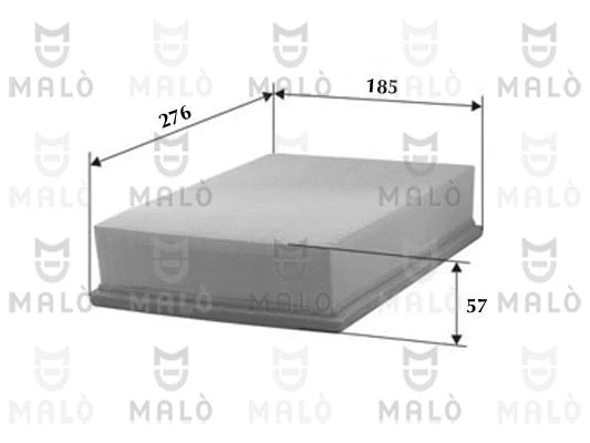 Filtre à air AKRON-MALÒ 1500166