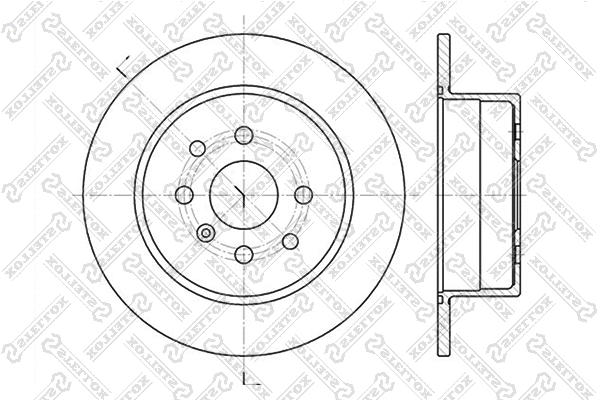 Disque de frein STELLOX 6020-3623-SX