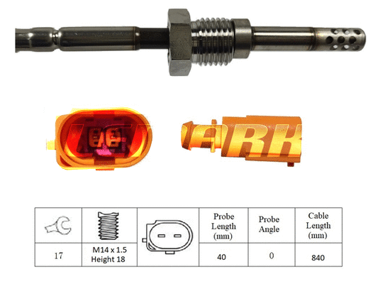 Capteur, température des gaz LEMARK LXT019