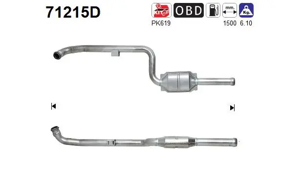 Catalyseur AS 71215D