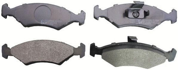 Kit de plaquettes de frein, frein à disque DENCKERMANN B110214
