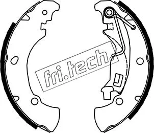 Jeu de mâchoires de frein fri.tech. 1034.108