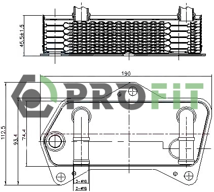 Radiateur d'huile PROFIT 1745-0051