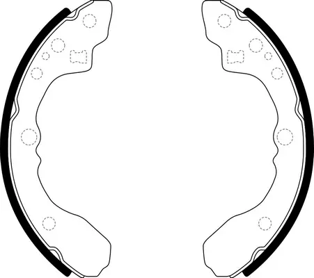 Jeu de mâchoires de frein SB BS25347