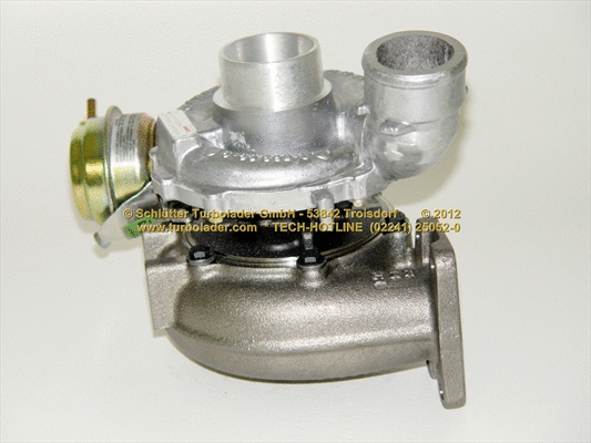 Turbocompresseur, suralimentation SCHLÜTTER TURBOLADER 172-00780