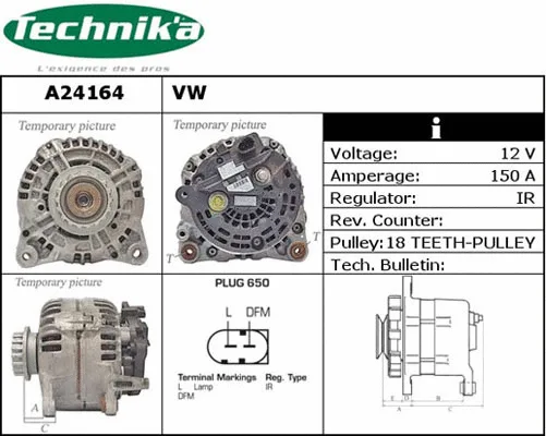 Alternateur Technika A24164