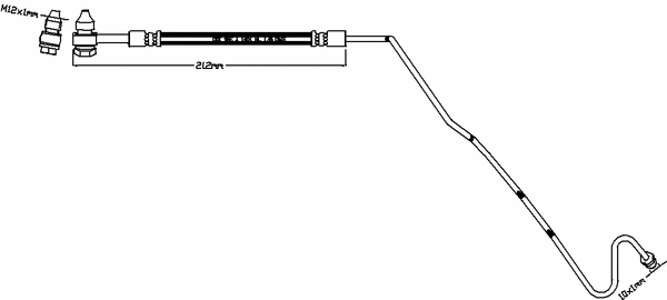 Flexible de frein JURATEK JBH1227L