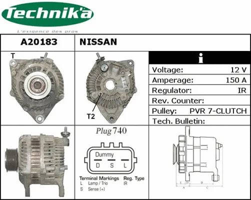 Alternateur Technika A20183