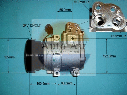 Compresseur, climatisation AUTO AIR GLOUCESTER 14-9704