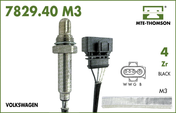 Sonde lambda MTE-THOMSON 7829.40.140M3