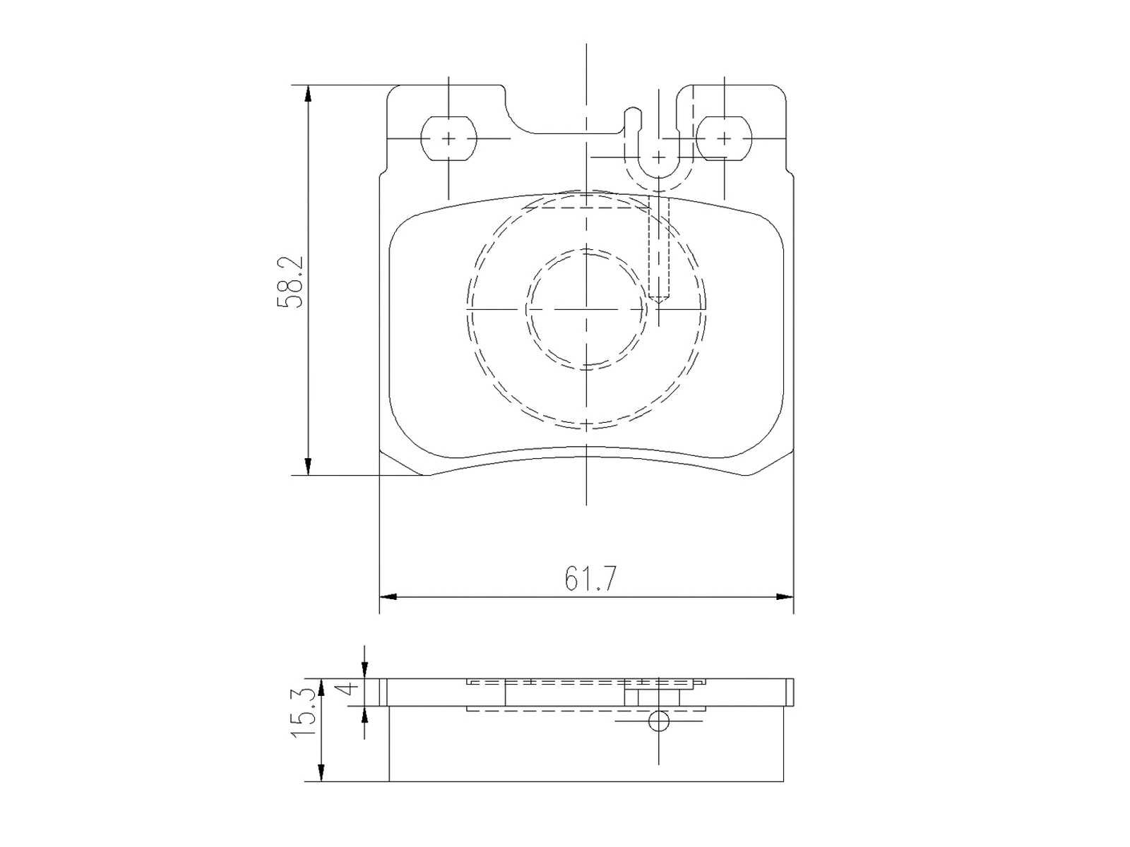 Kit de plaquettes de frein, frein à disque A.Z. Meisterteile AZMT-44-022-1378