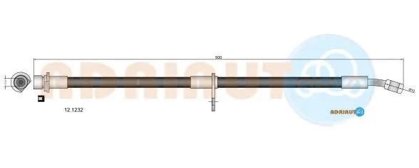 Flexible de frein ADRIAUTO 12.1232