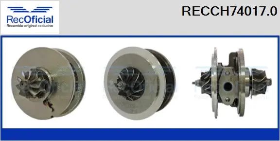 Groupe carter, turbocompresseur RECOFICIAL RECCH74017.0