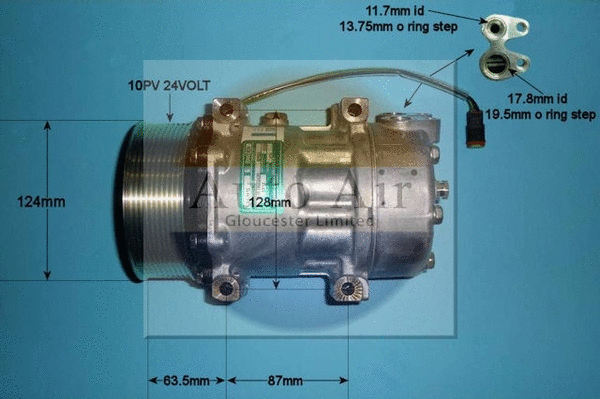 Compresseur, climatisation AUTO AIR GLOUCESTER 14-0058