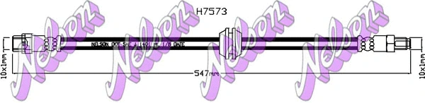 Flexible de frein KAWE H7573