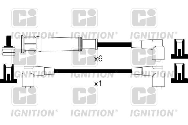 Kit de câbles d'allumage QUINTON HAZELL XC467