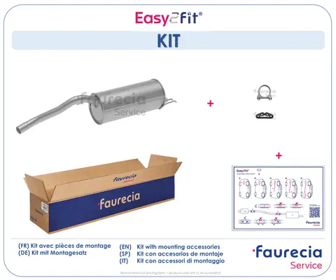 Silencieux arrière Faurecia FS25117