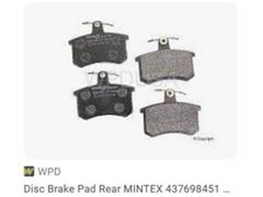 Kit de plaquettes de frein, frein à disque ZPY 443698451B