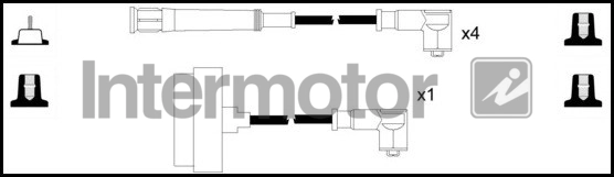 Kit de câbles d'allumage INTERMOTOR 76238