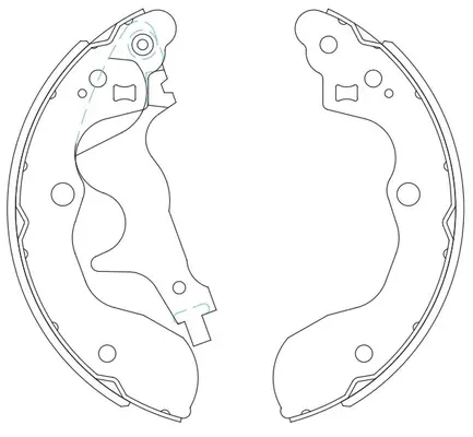 Jeu de mâchoires de frein SB BS29801