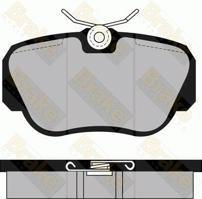 Kit de plaquettes de frein, frein à disque Brake ENGINEERING PA523