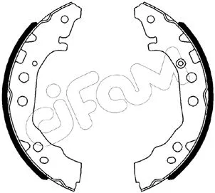 Jeu de mâchoires de frein CIFAM 153-526