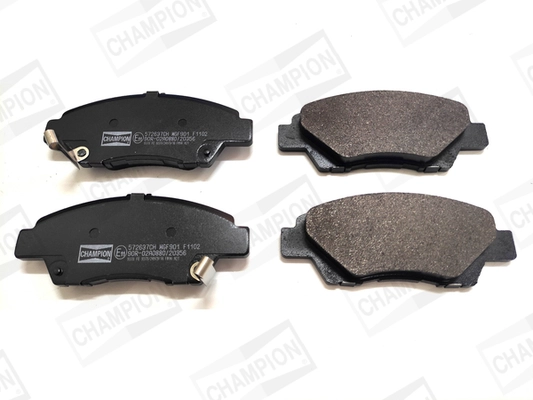 Kit de plaquettes de frein, frein à disque CHAMPION 572637CH