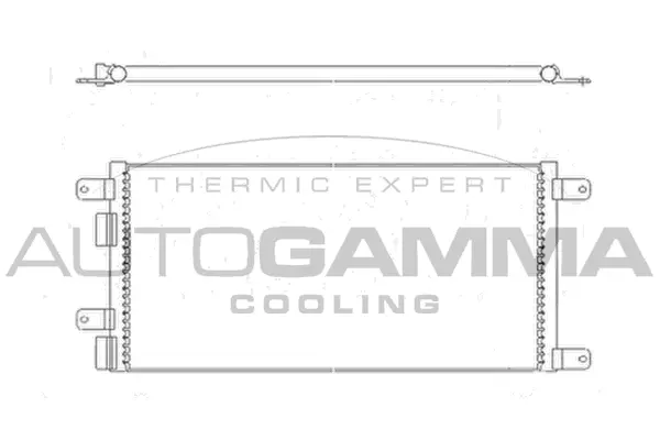 Condenseur, climatisation AUTOGAMMA 103325