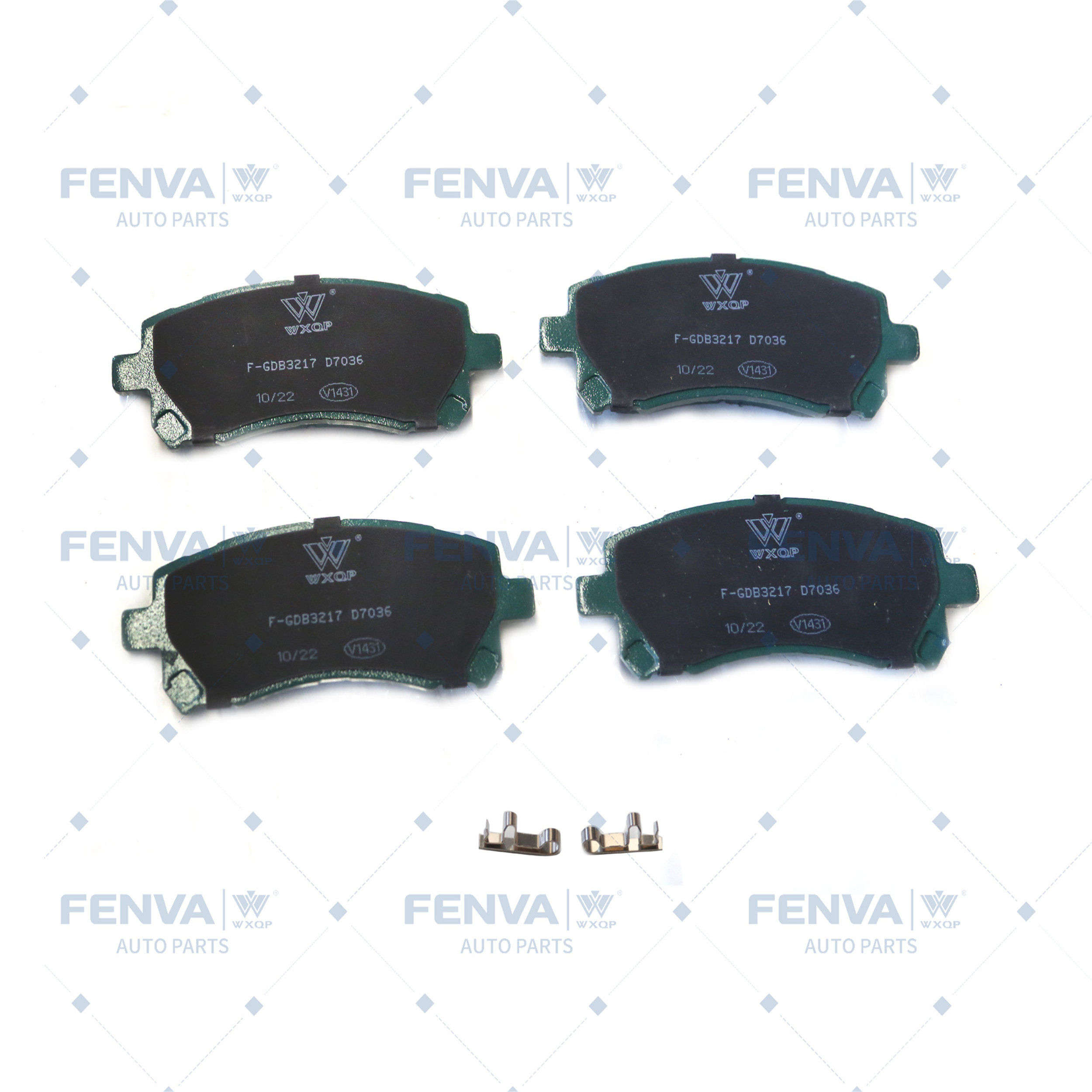 Kit de plaquettes de frein, frein à disque WXQP 40763