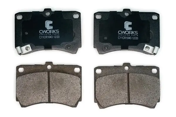 Kit de plaquettes de frein, frein à disque CWORKS C11CR1043