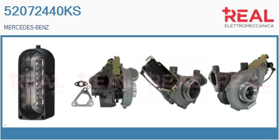 Turbocompresseur, suralimentation REAL 52072440KS