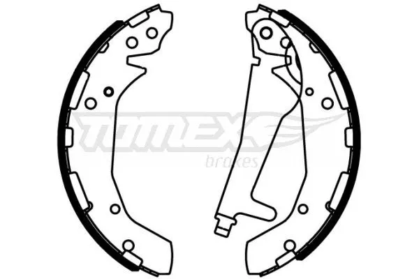 Jeu de mâchoires de frein TOMEX Brakes TX 22-50