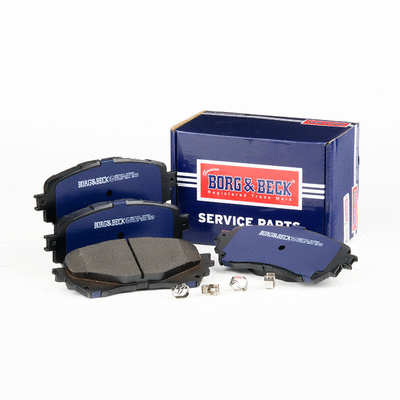 Kit de plaquettes de frein, frein à disque BORG & BECK BBP2411