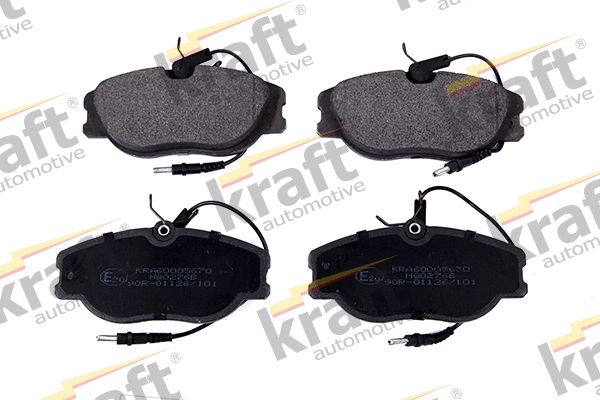 Kit de plaquettes de frein, frein à disque KRAFT AUTOMOTIVE 6005670