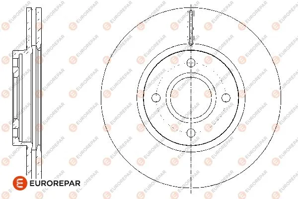Disque de frein EUROREPAR 1667850280