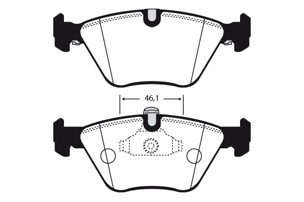 Kit de plaquettes de frein, frein à disque Technika 01318