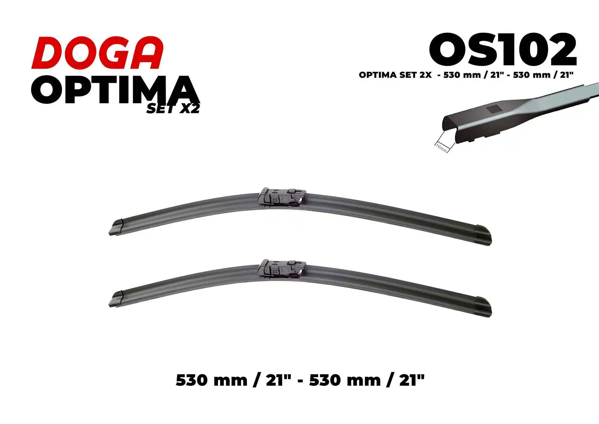 Balai d'essuie-glace DOGA OS102