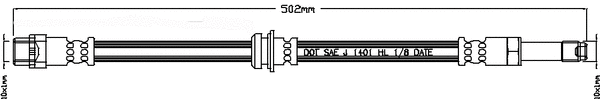 Flexible de frein JURATEK JBH1067