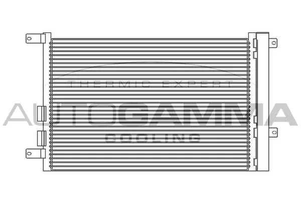 Condenseur, climatisation AUTOGAMMA 102593