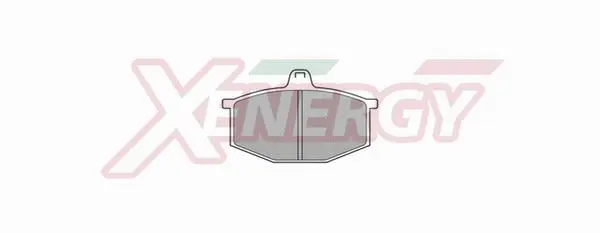 Kit de plaquettes de frein, frein à disque AP XENERGY X40066