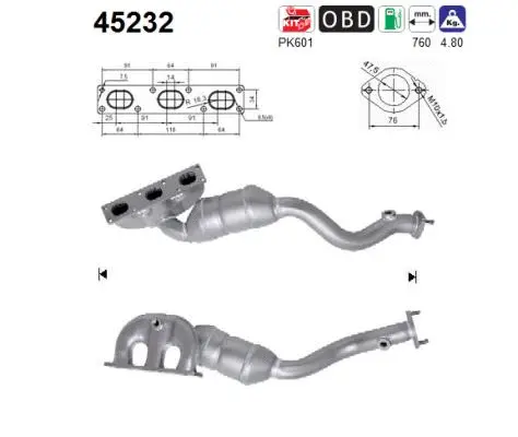 Catalyseur AS 45232