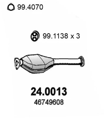 Catalyseur ASSO 24.0013