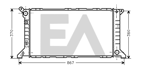 Radiateur, refroidissement du moteur EACLIMA 31R22060