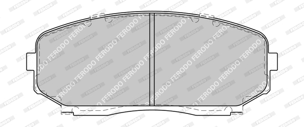 Kit de plaquettes de frein, frein à disque FERODO FDB4731-D