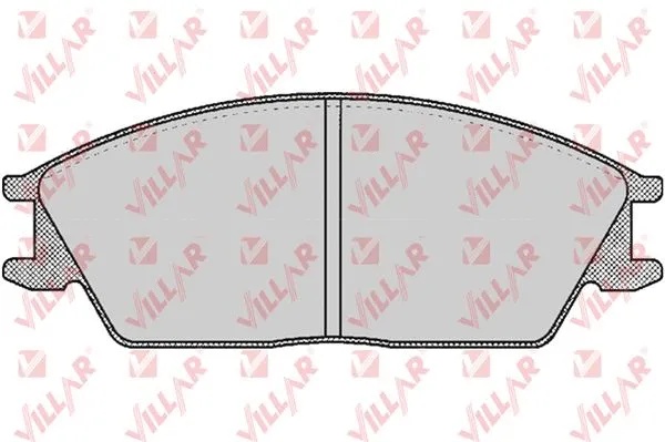 Kit de plaquettes de frein, frein à disque VILLAR 626.0364