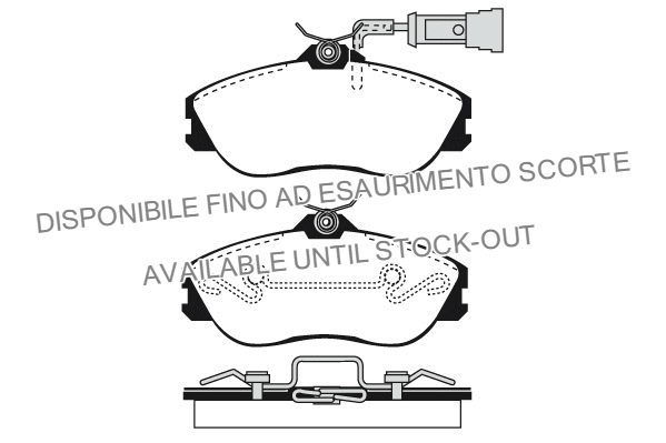 Kit de plaquettes de frein, frein à disque RAICAM RA.0392.1
